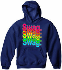 Swag Multi-Color Neon Adult Hoodie