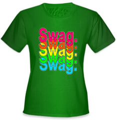 Swag Multi-Color Neon Girl's T-Shirt