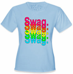 Swag Multi-Color Neon Girl's T-Shirt