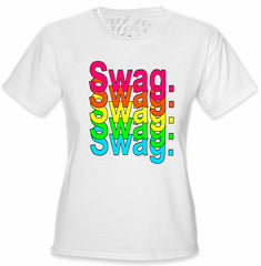 Swag Multi-Color Neon Girl's T-Shirt