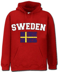 Sweden Vintage Flag International Hoodie