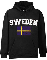 Sweden Vintage Flag International Hoodie