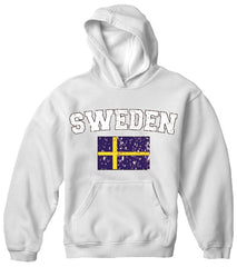 Sweden Vintage Flag International Hoodie