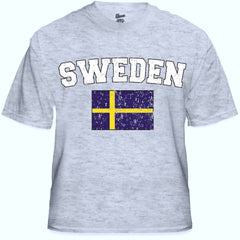 Sweden Vintage Flag International Mens T-Shirt