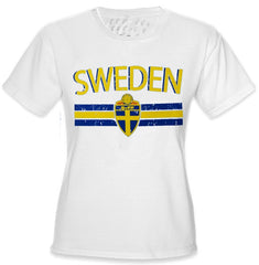 Sweden Vintage Shield International Girls T-Shirt