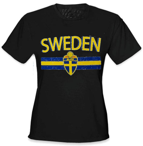 Sweden Vintage Shield International Girls T-Shirt