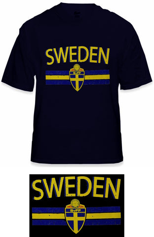 Sweden Vintage Shield International Mens T-Shirt