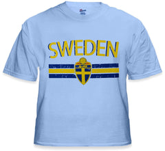 Sweden Vintage Shield International Mens T-Shirt