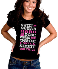 Sweet As Sugar Hard As Ice Girl's T-Shirt
