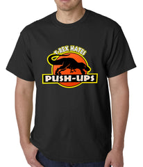 T-Rex Hates Pushups Funny Mens T-shirt