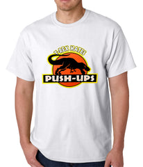 T-Rex Hates Pushups Funny Mens T-shirt