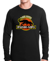 T-Rex Hates Pushups Funny Thermal Shirt