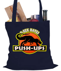 T-Rex Hates Pushups Funny Tote Bag