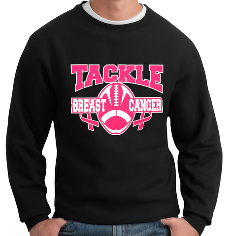 Tackle Breast Cancer Adult Crewneck