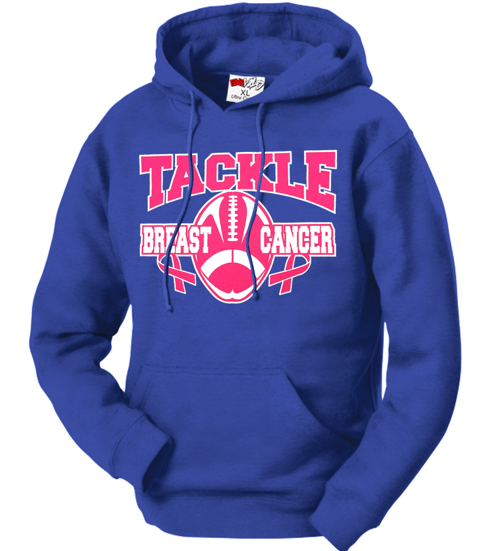 Tackle Breast Cancer Adult Hoodie