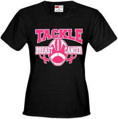 Tackle Breast Cancer Girls T-shirt