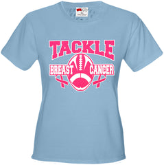 Tackle Breast Cancer Girls T-shirt