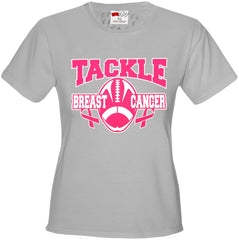 Tackle Breast Cancer Girls T-shirt