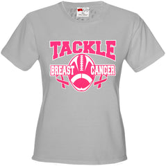 Tackle Breast Cancer Girls T-shirt