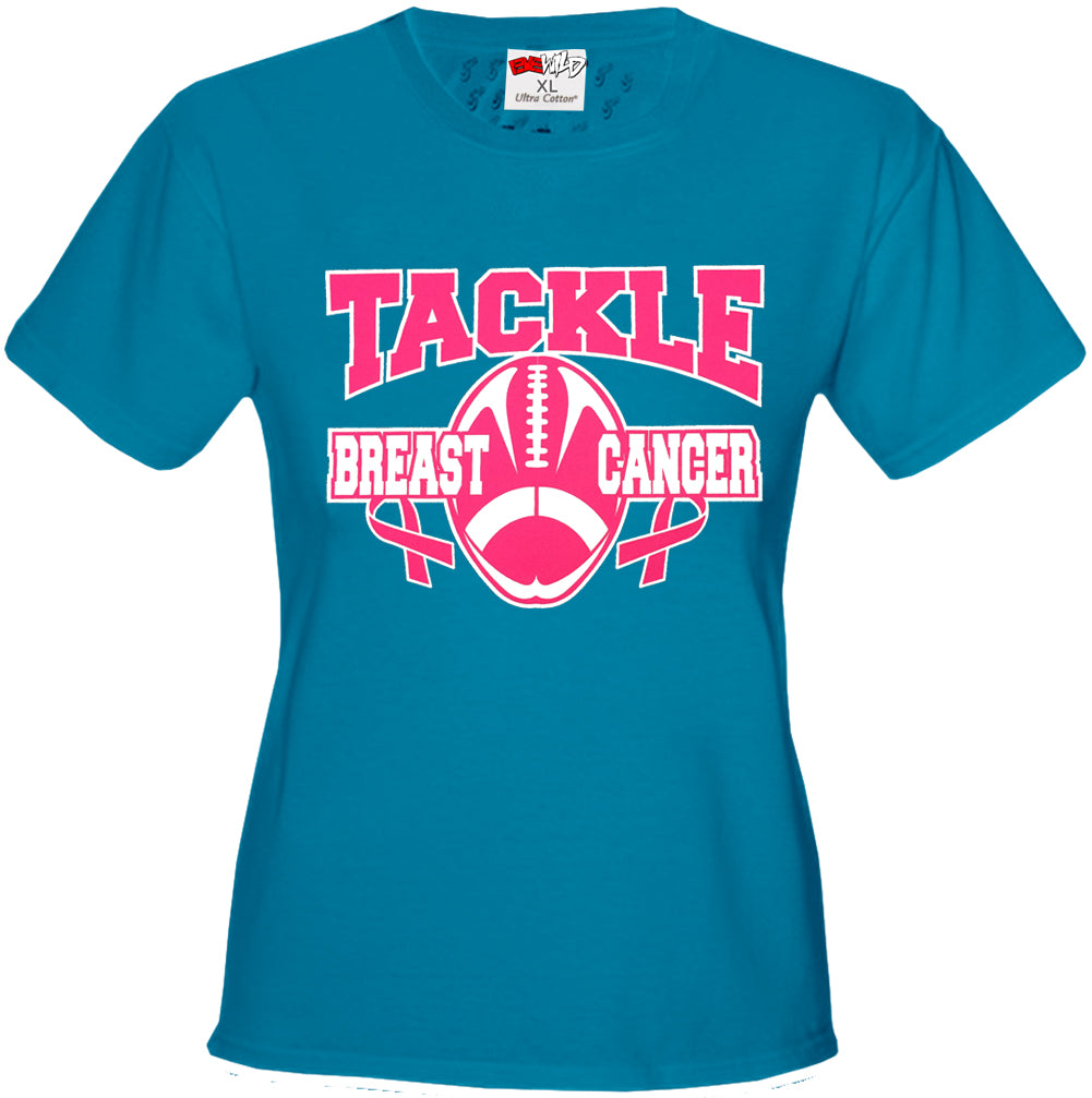 Tackle Breast Cancer Girls T-shirt