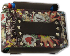 Tattoo Art Cigarette Pouch with Lighter Holder (For Regulars & 100's)