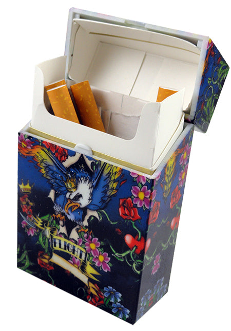 Tattoo Style Cigarette Box (For Regular Size Cigarettes)
