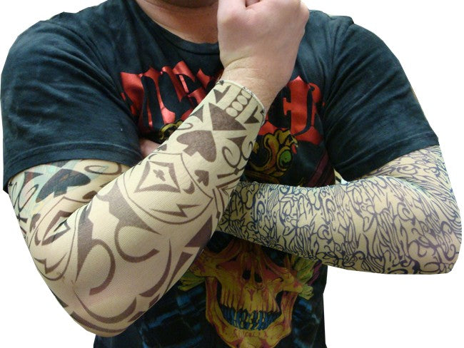 Tattoo Sleeves - 4 Assorted Tattoo Slip on Sleeves  Only $2.50 Each