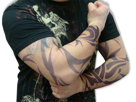 Tattoo Sleeves - Classic Tribal Tattoo Sleeves (Pair)