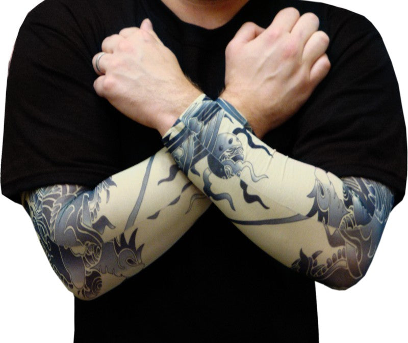 Tattoo Sleeves - Dragon of China Temporary Tattoo Sleeves (Pair)