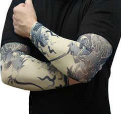 Tattoo Sleeves - Dragon of China Temporary Tattoo Sleeves (Pair)