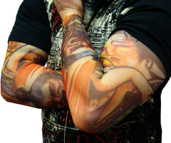 Tattoo Sleeves - Japanese Warrior Tattoo Sleeves (Pair)