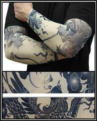 Tattoo Sleeves - Phoenix of Fury Temporary Tattoo Sleeves (Pair)