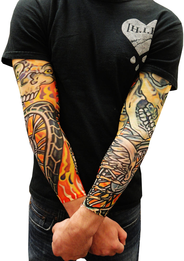 Top 101 Forearm Sleeve Tattoo Ideas  2021 Inspiration Guide  Flame  tattoos Sleeve tattoos Half sleeve tattoo