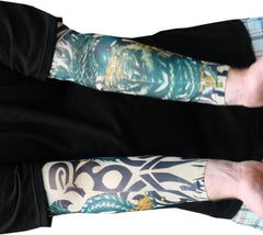 Tattoo Sleeves - Tiger vs. Dragon Temporary Tattoo Sleeves (Pair)