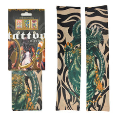 Tattoo Sleeves - Tiger vs. Dragon Temporary Tattoo Sleeves (Pair)