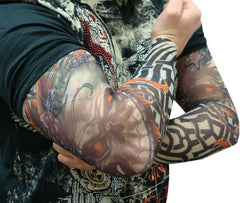 Tattoo Sleeves - Tribal Biker Tattoo Sleeve (Pair)