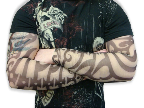 Tattoo Sleeves - Tribal Skeleton  Tattoo Sleeves (Pair)