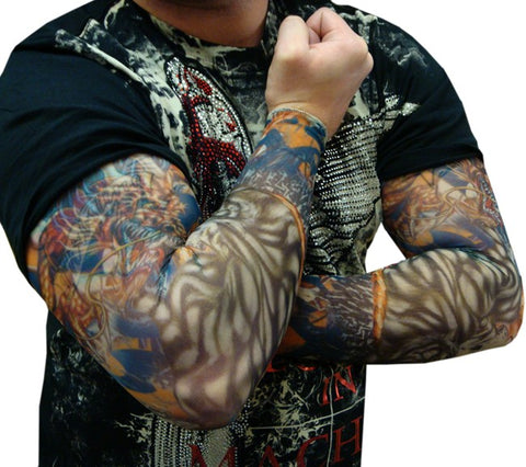 Tattoo Sleeves - White Tiger Tattoo Sleeves (Pair)