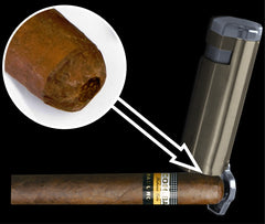 The Companion Two in One Cigar Lighter With Hole Punch