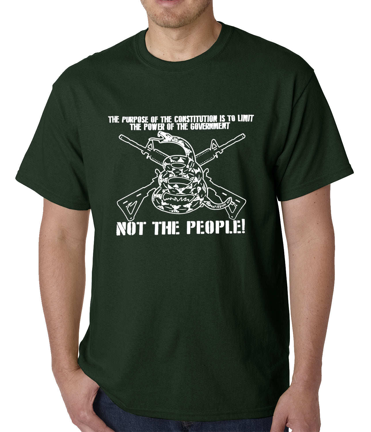The Constitution Limits The Government Not People Mens T-shirt