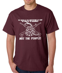 The Constitution Limits The Government Not People Mens T-shirt