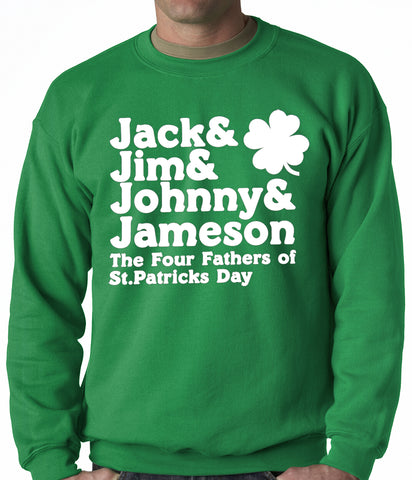 The Four Fathers of St. Patrick's Day Crewneck