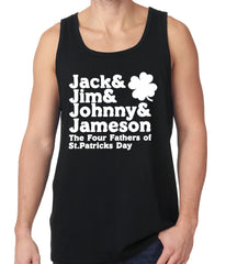 The Four Fathers of St. Patrick's Day Tanktop