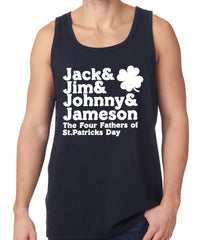 The Four Fathers of St. Patrick's Day Tanktop