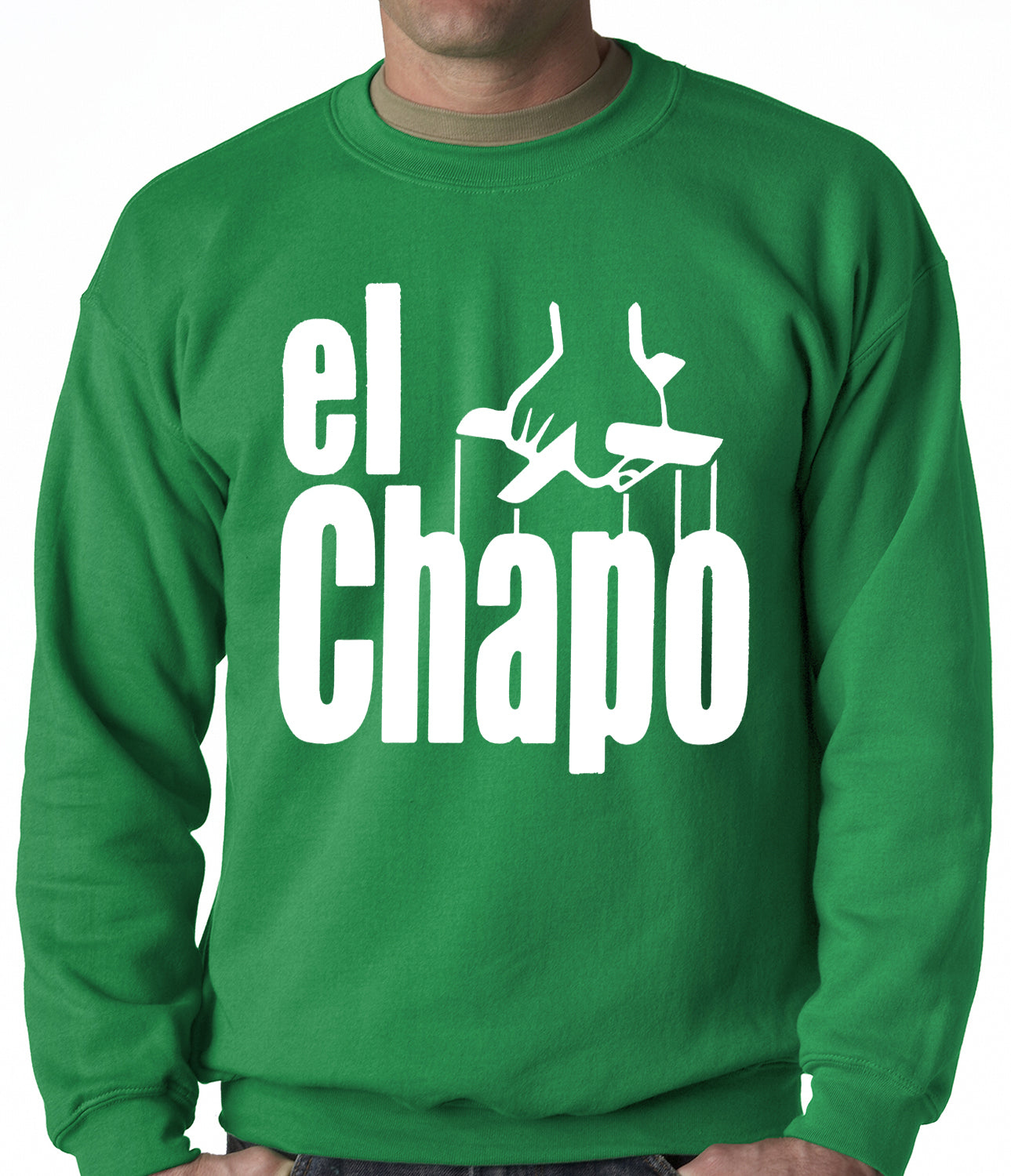 The God Father Inspired El Chapo Adult Crewneck