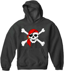 The Jolly Roger Pirate Skull Adult Hoodie