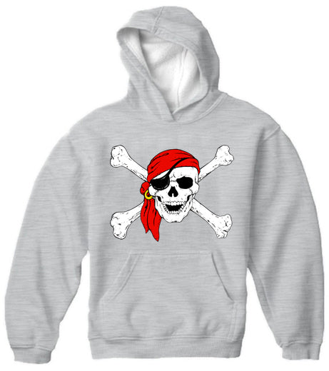 The Jolly Roger Pirate Skull Adult Hoodie