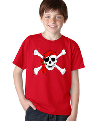 The Jolly Roger Pirate Skull Kids T-Shirt