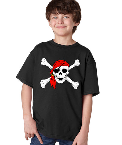 The Jolly Roger Pirate Skull Kids T-Shirt