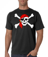 The Jolly Roger Pirate Skull Mens T-Shirt
